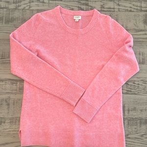 J Crew Wool Blend Sweater - ladies medium- pink